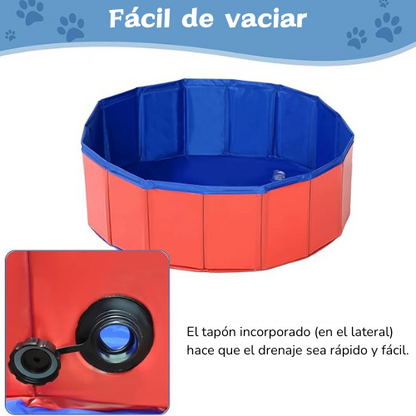 Piscina Plegable Para Mascotas (Talla S/M)